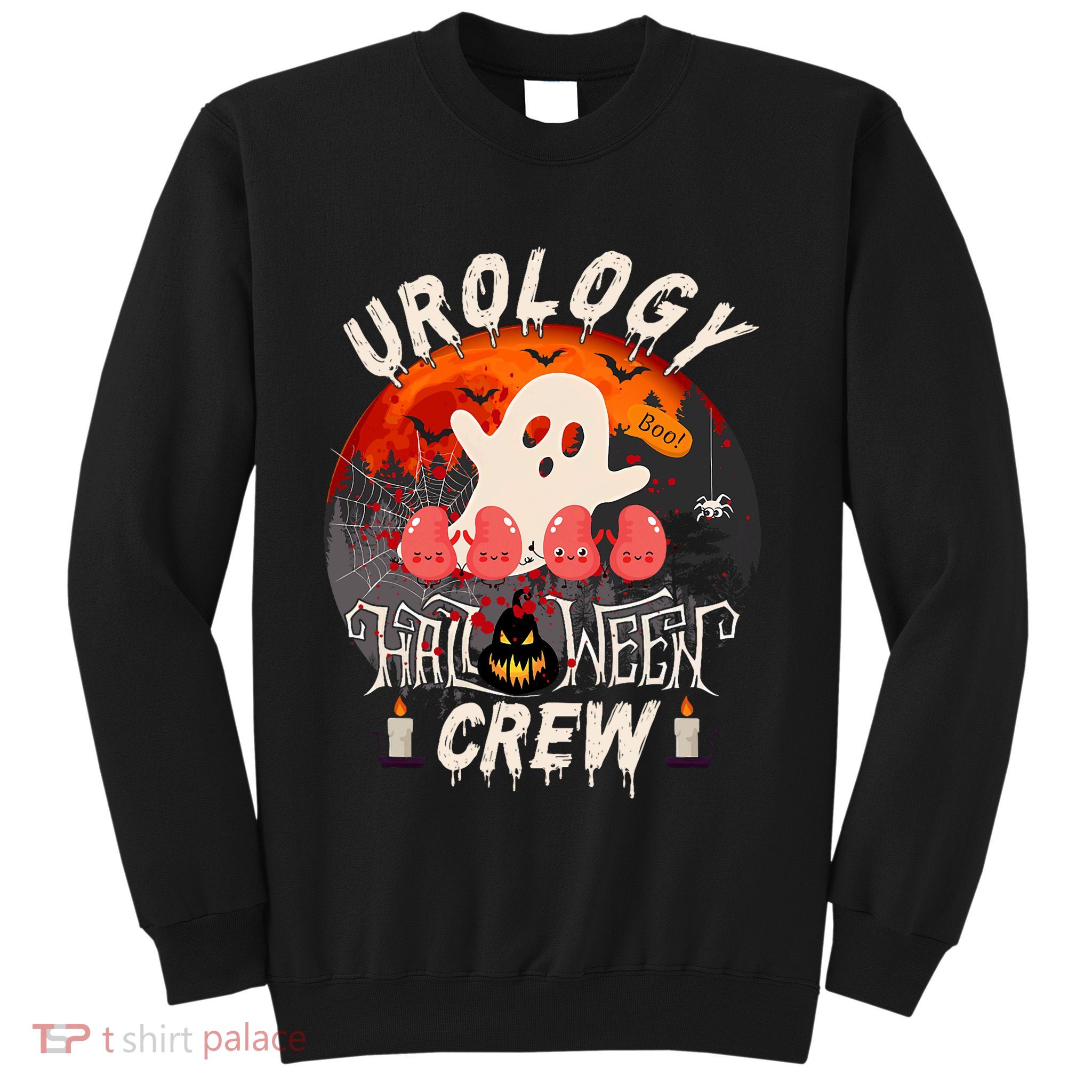 Spooky Urology Boo Crew Urology Nurse Halloween Matching Sweatshirt