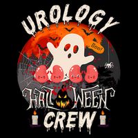 Spooky Urology Boo Crew Urology Nurse Halloween Matching Button