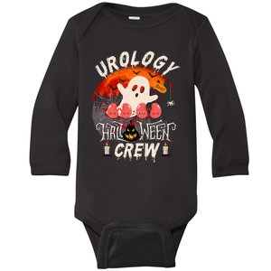 Spooky Urology Boo Crew Urology Nurse Halloween Matching Baby Long Sleeve Bodysuit