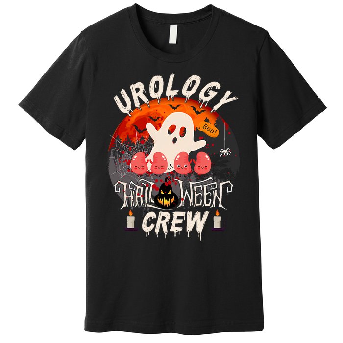 Spooky Urology Boo Crew Urology Nurse Halloween Matching Premium T-Shirt