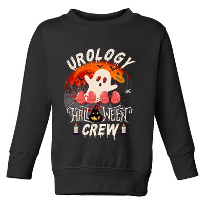 Spooky Urology Boo Crew Urology Nurse Halloween Matching Toddler Sweatshirt