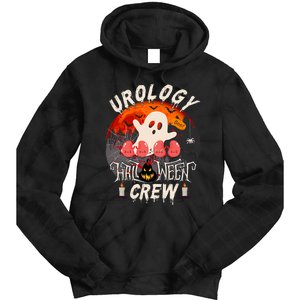 Spooky Urology Boo Crew Urology Nurse Halloween Matching Tie Dye Hoodie