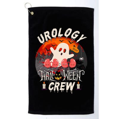 Spooky Urology Boo Crew Urology Nurse Halloween Matching Golf Towel