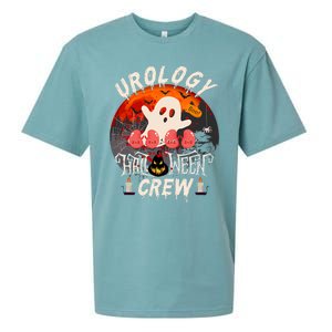 Spooky Urology Boo Crew Urology Nurse Halloween Matching Sueded Cloud Jersey T-Shirt