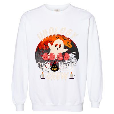 Spooky Urology Boo Crew Urology Nurse Halloween Matching Garment-Dyed Sweatshirt
