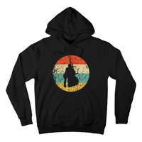 Stand Up Bass Vintage Retro Music Hoodie