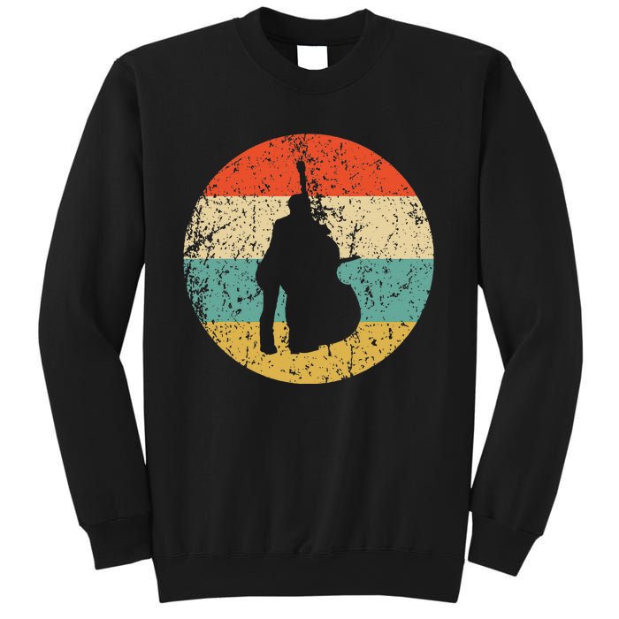 Stand Up Bass Vintage Retro Music Sweatshirt