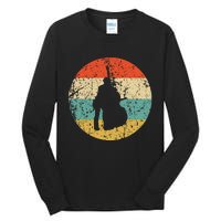 Stand Up Bass Vintage Retro Music Tall Long Sleeve T-Shirt