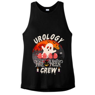 Spooky Urology Boo Crew Urology Nurse Halloween Matching Ladies PosiCharge Tri-Blend Wicking Tank