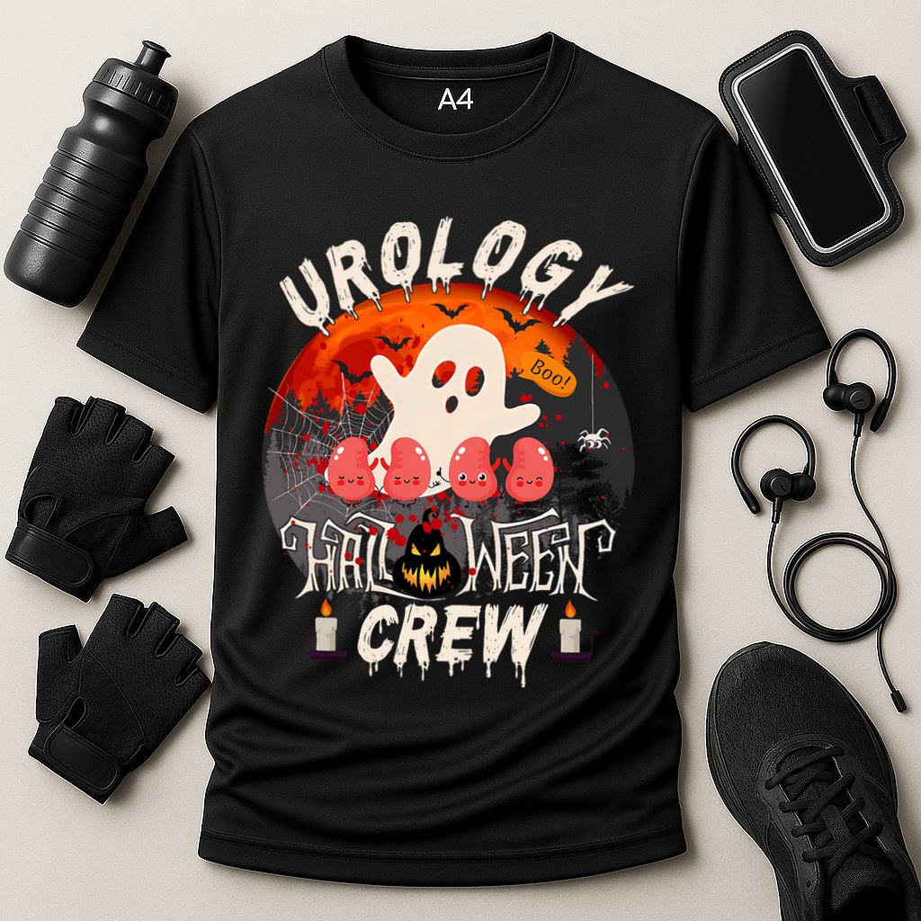 Spooky Urology Boo Crew Urology Nurse Halloween Matching Performance Shirt
