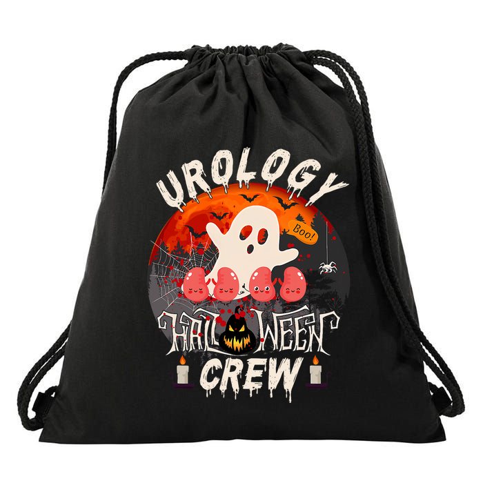Spooky Urology Boo Crew Urology Nurse Halloween Matching Drawstring Bag