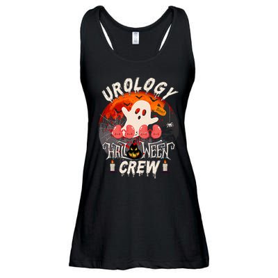 Spooky Urology Boo Crew Urology Nurse Halloween Matching Ladies Essential Flowy Tank
