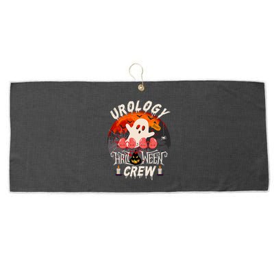Spooky Urology Boo Crew Urology Nurse Halloween Matching Large Microfiber Waffle Golf Towel