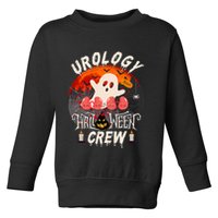 Spooky Urology Boo Crew Urology Nurse Halloween Matching Toddler Sweatshirt