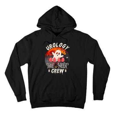 Spooky Urology Boo Crew Urology Nurse Halloween Matching Tall Hoodie