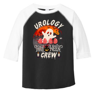 Spooky Urology Boo Crew Urology Nurse Halloween Matching Toddler Fine Jersey T-Shirt