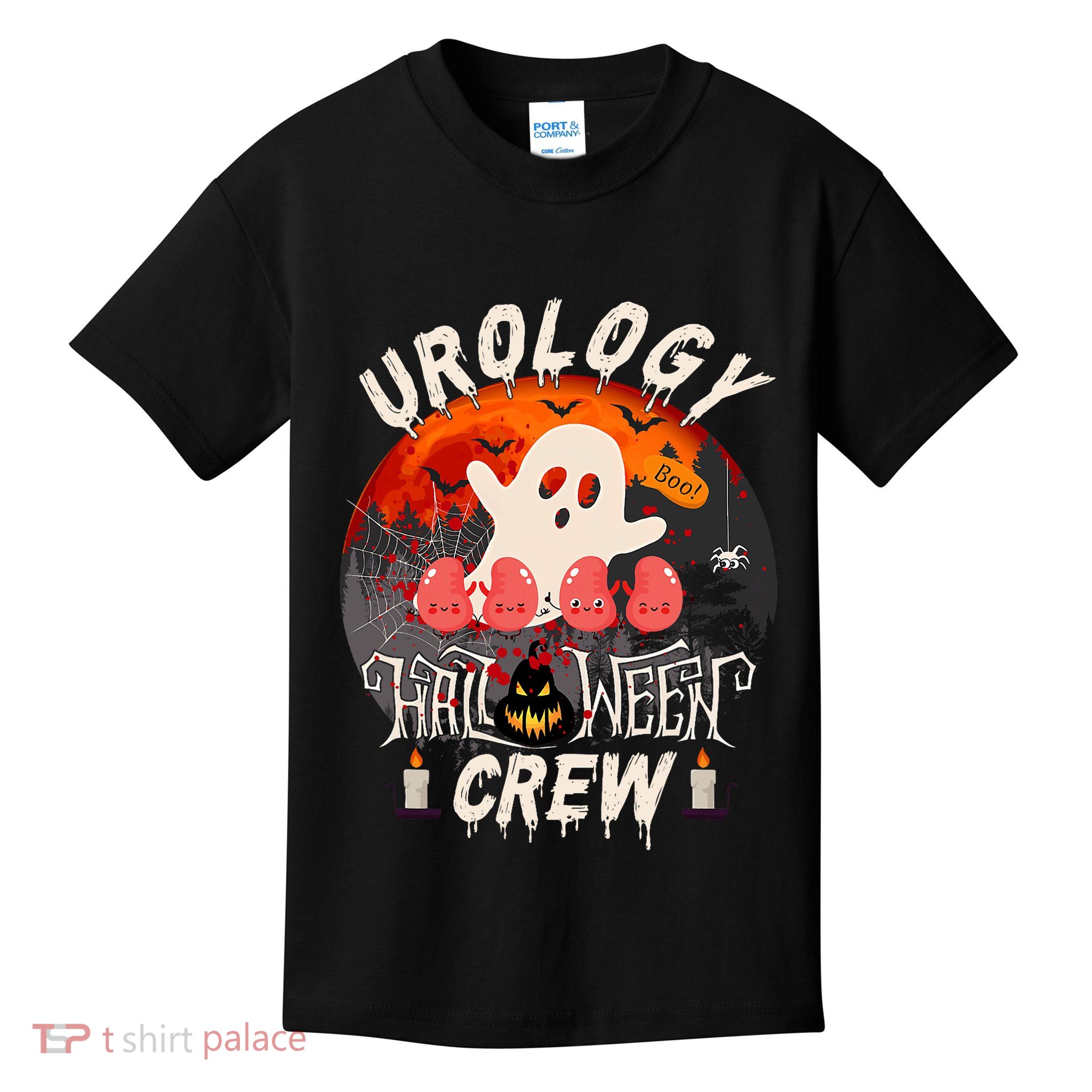 Spooky Urology Boo Crew Urology Nurse Halloween Matching Kids T-Shirt