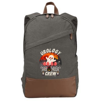 Spooky Urology Boo Crew Urology Nurse Halloween Matching Cotton Canvas Backpack