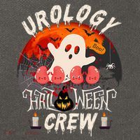 Spooky Urology Boo Crew Urology Nurse Halloween Matching Cotton Canvas Backpack