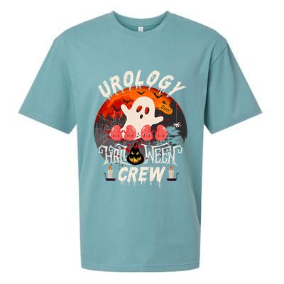 Spooky Urology Boo Crew Urology Nurse Halloween Matching Sueded Cloud Jersey T-Shirt