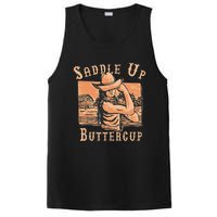 Saddle Up Buttercup Rodeo Girl Cowgirl Cowboy PosiCharge Competitor Tank