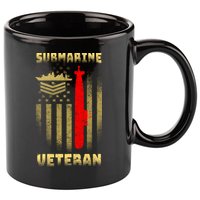 Submarine Veteran 11oz C Handle Ceramic Mug