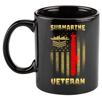 Submarine Veteran 11oz C Handle Ceramic Mug