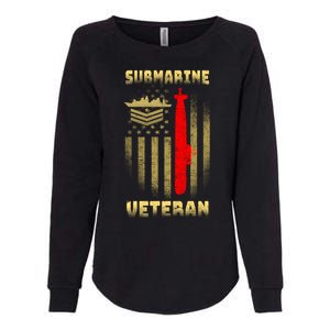 Submarine Veteran Womens California Wash Sweatshirt