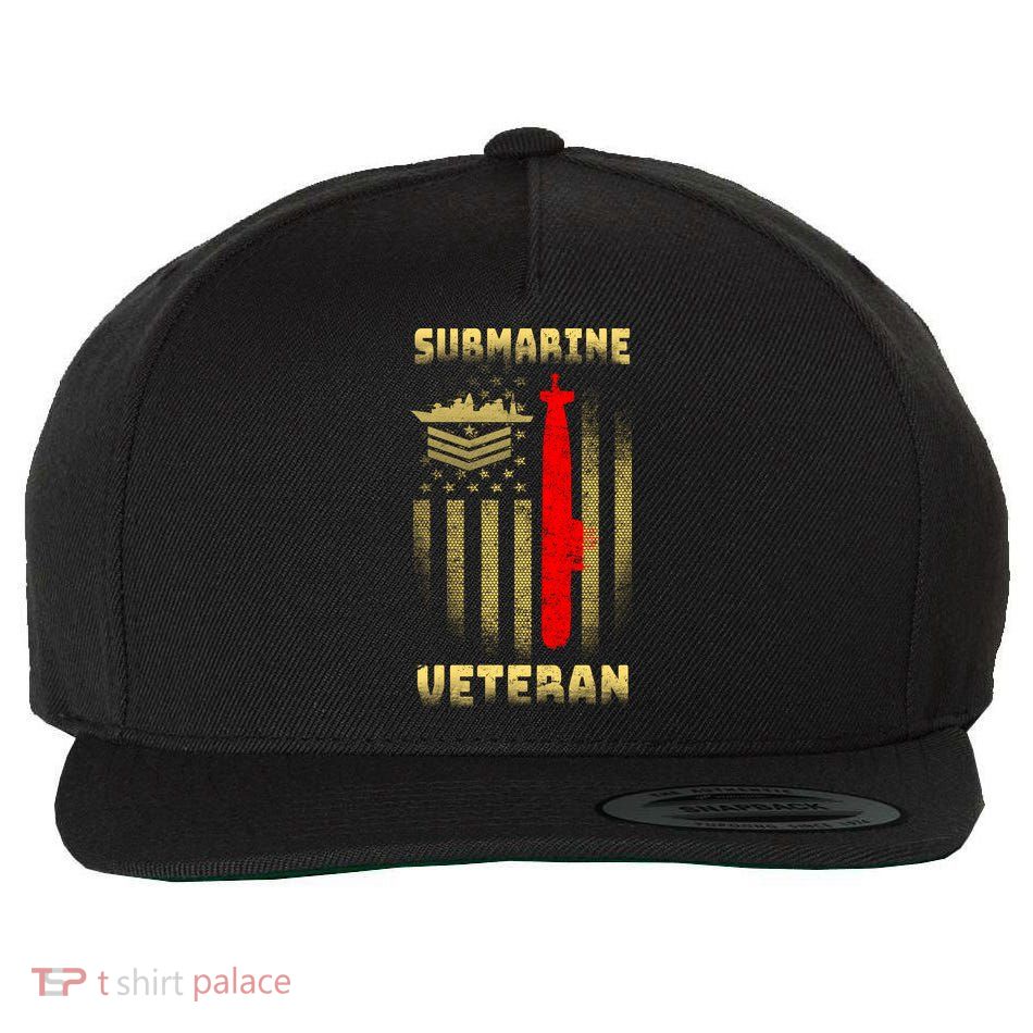 Submarine Veteran Wool Snapback Cap