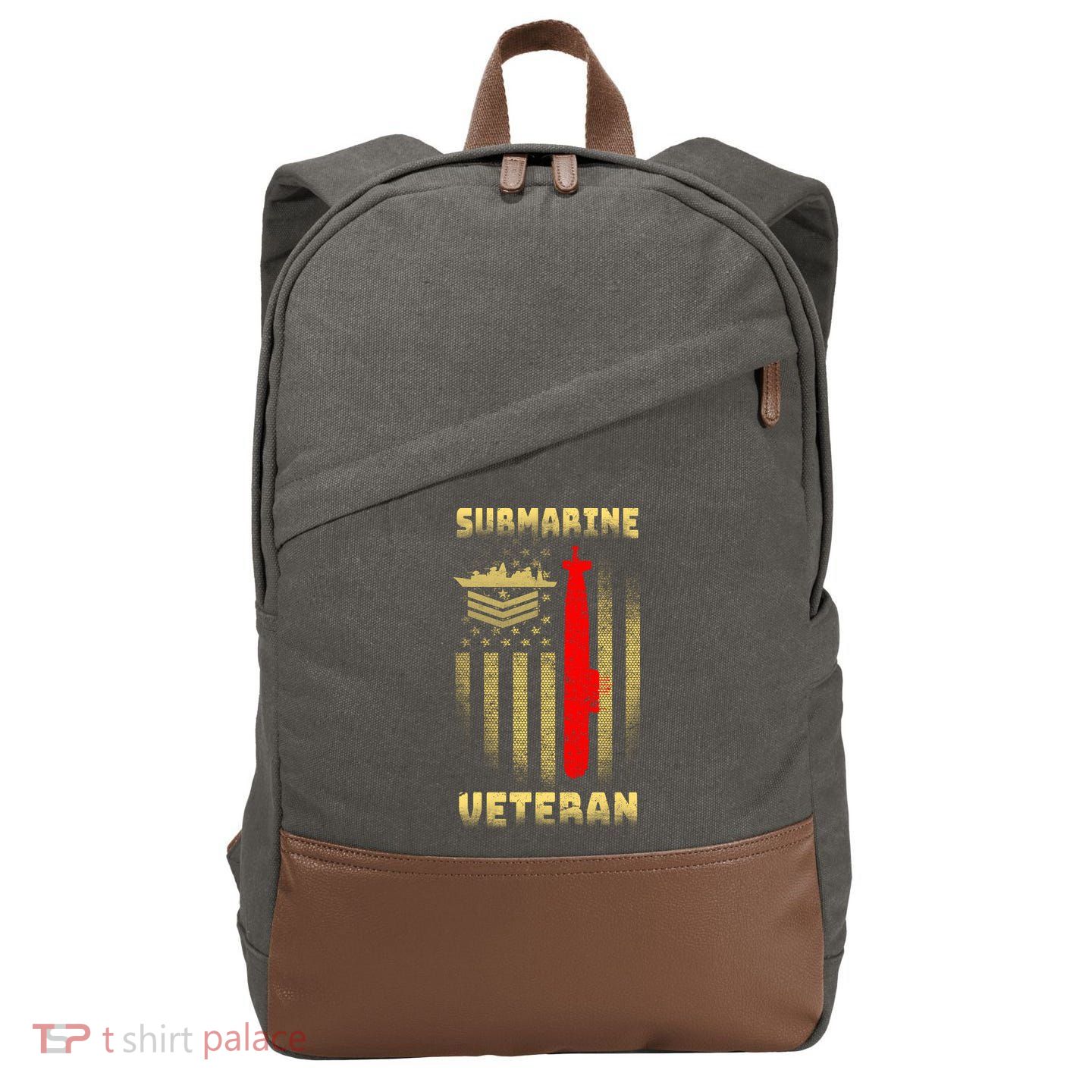 Submarine Veteran Cotton Canvas Backpack