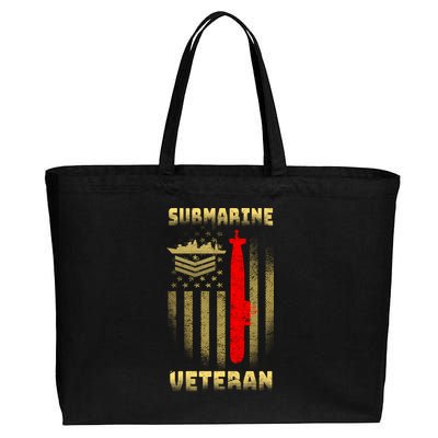 Submarine Veteran Cotton Canvas Jumbo Tote