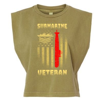 Submarine Veteran Garment-Dyed Women's Muscle Tee