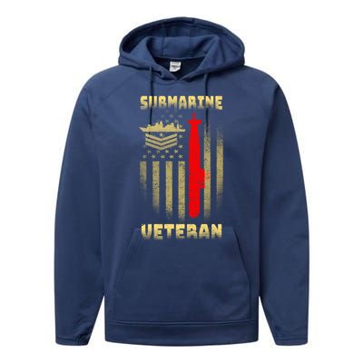 Submarine Veteran Performance Fleece Hoodie