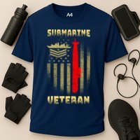 Submarine Veteran Cooling Performance Crew T-Shirt