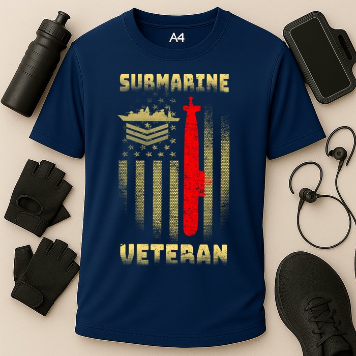 Submarine Veteran Cooling Performance Crew T-Shirt