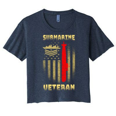 Submarine Veteran Women's Crop Top Tee