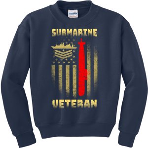 Submarine Veteran Kids Sweatshirt