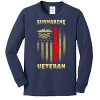 Submarine Veteran Kids Long Sleeve Shirt