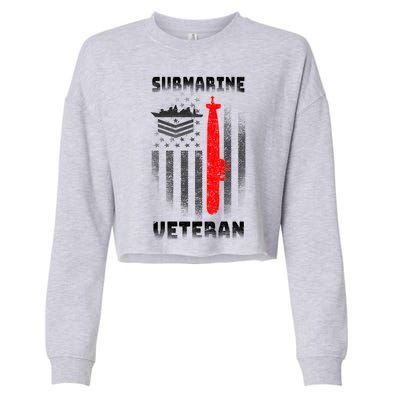 Submarine Veteran Cropped Pullover Crew