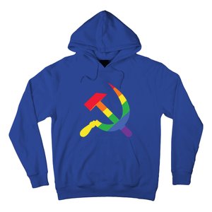 Soviet Union Communist Flag Hammer And Sickle Lgbtq Rainbow Gift Hoodie