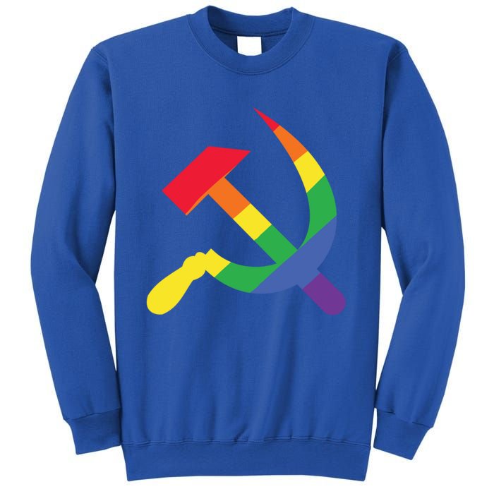 Soviet Union Communist Flag Hammer And Sickle Lgbtq Rainbow Gift Sweatshirt