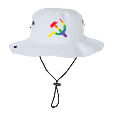 Soviet Union Communist Flag Hammer And Sickle Lgbtq Rainbow Gift Legacy Cool Fit Booney Bucket Hat