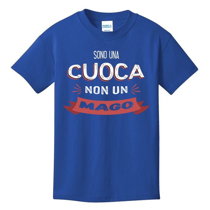 Sono Una Cuoca Non Un Mago Funny Chef Gift Kids T-Shirt