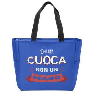 Sono Una Cuoca Non Un Mago Funny Chef Gift Zip Tote Bag