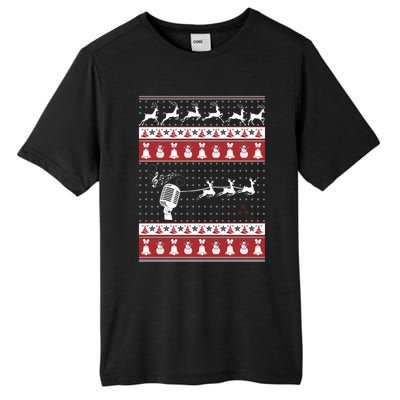 Singing Ugly Christmas Xmas Gift Tall Fusion ChromaSoft Performance T-Shirt