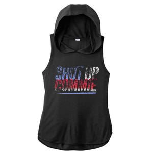 Shut Up Commie Ladies PosiCharge Tri-Blend Wicking Draft Hoodie Tank