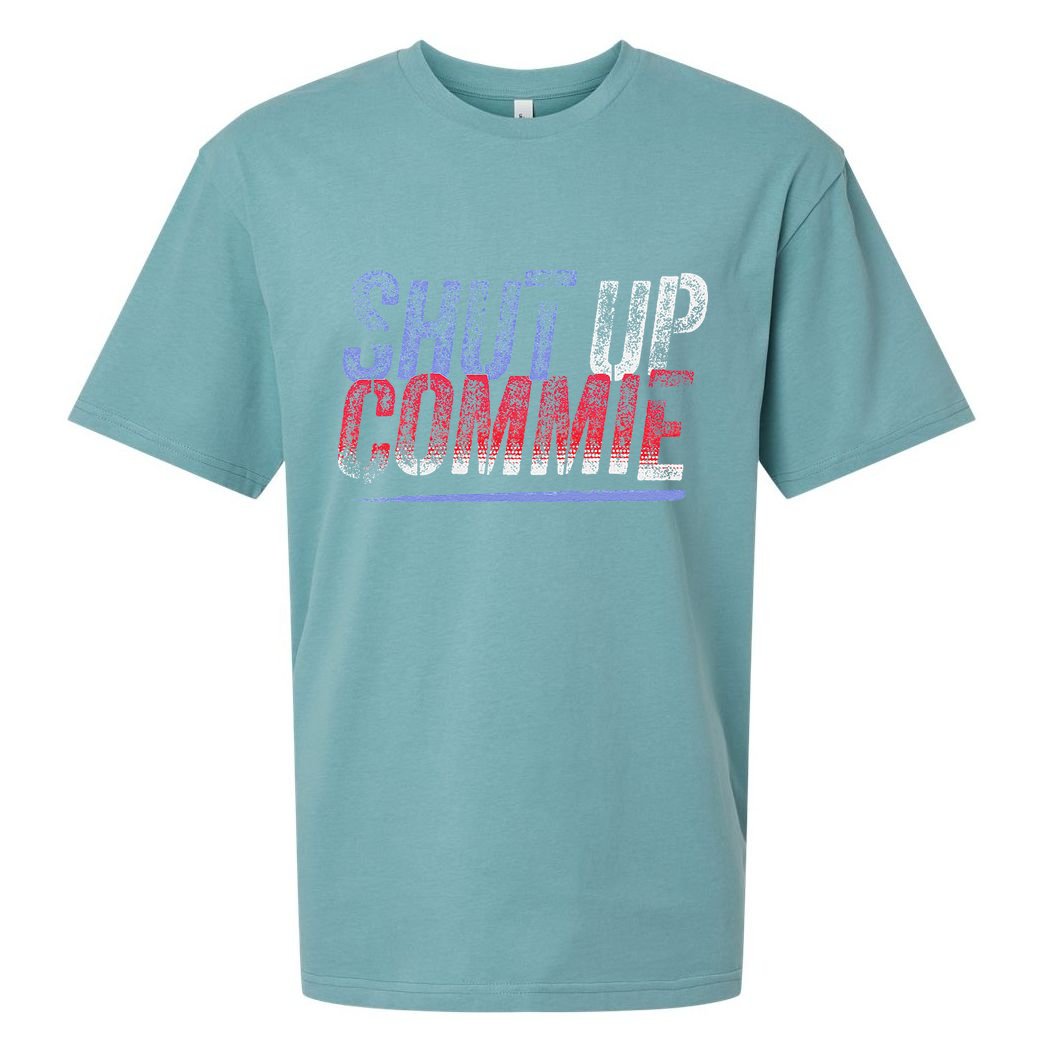 Shut Up Commie Sueded Cloud Jersey T-Shirt