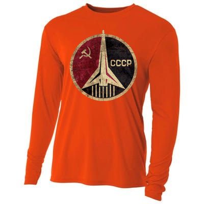 Soviet Union CCCP Vintage Cooling Performance Long Sleeve Crew