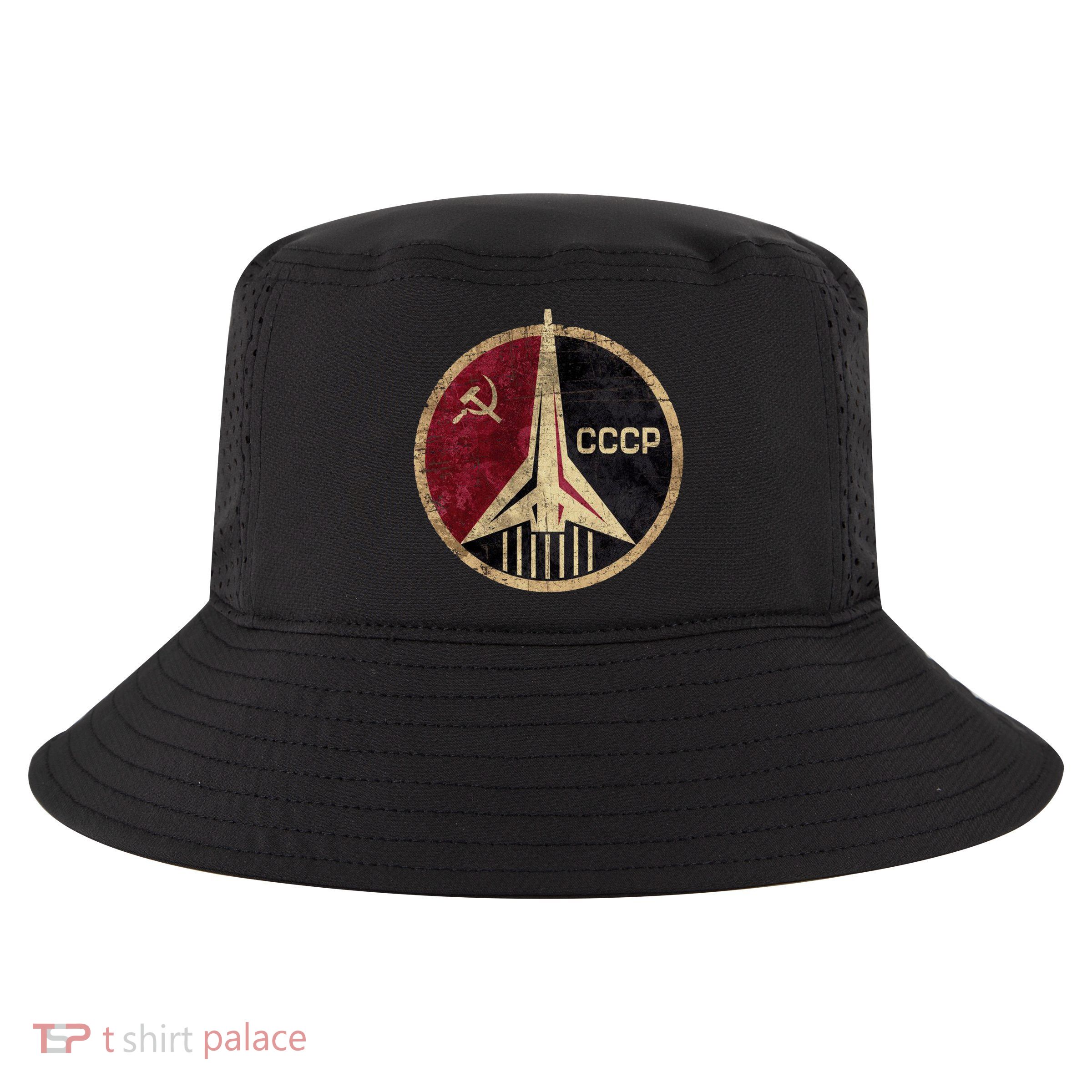 Soviet Union CCCP Vintage Cool Comfort Performance Bucket Hat