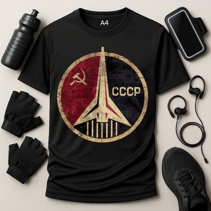 Soviet Union CCCP Vintage Performance Shirt